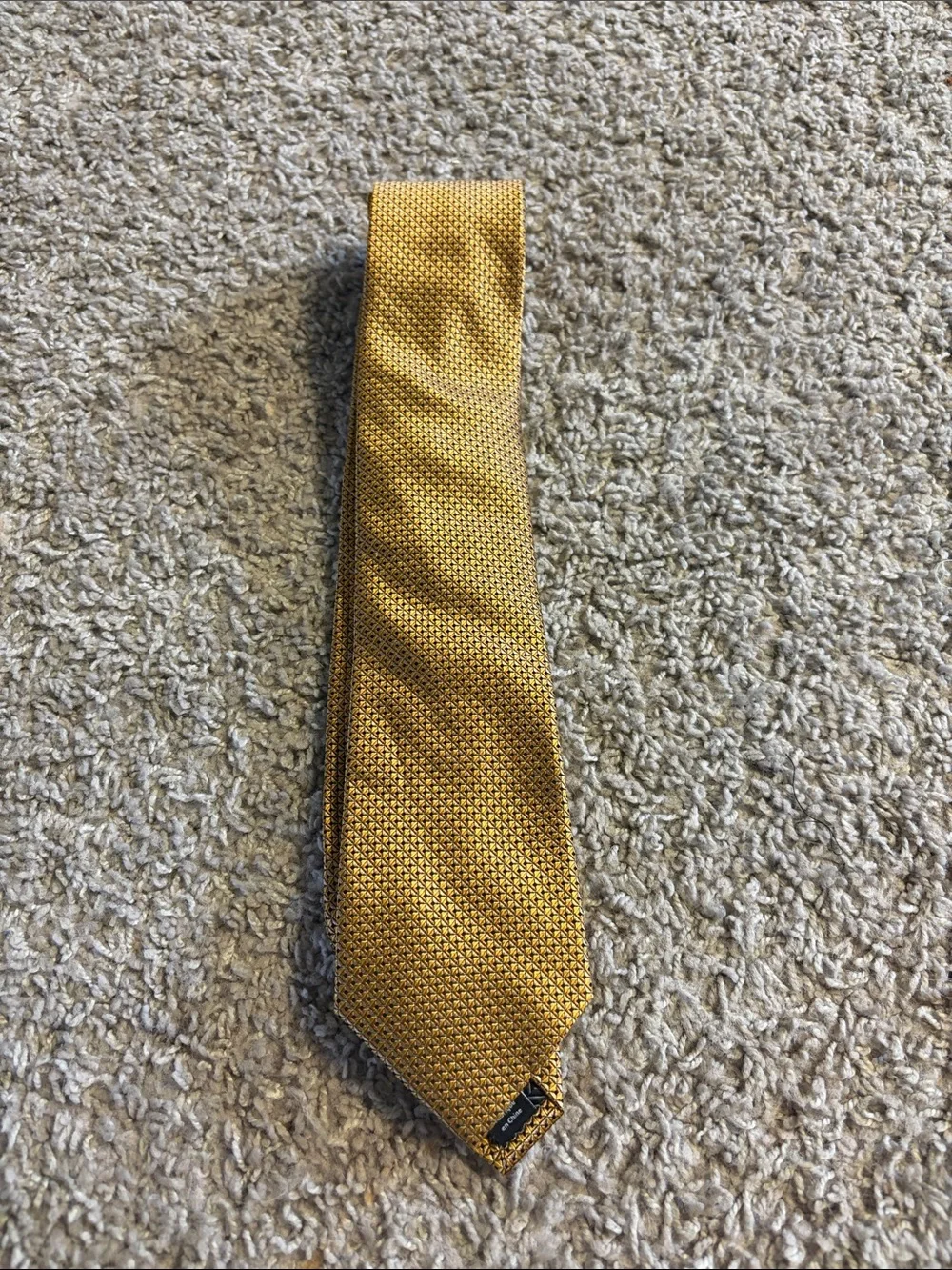 Nordstrom Gold Micro-Pattern Men's Tie